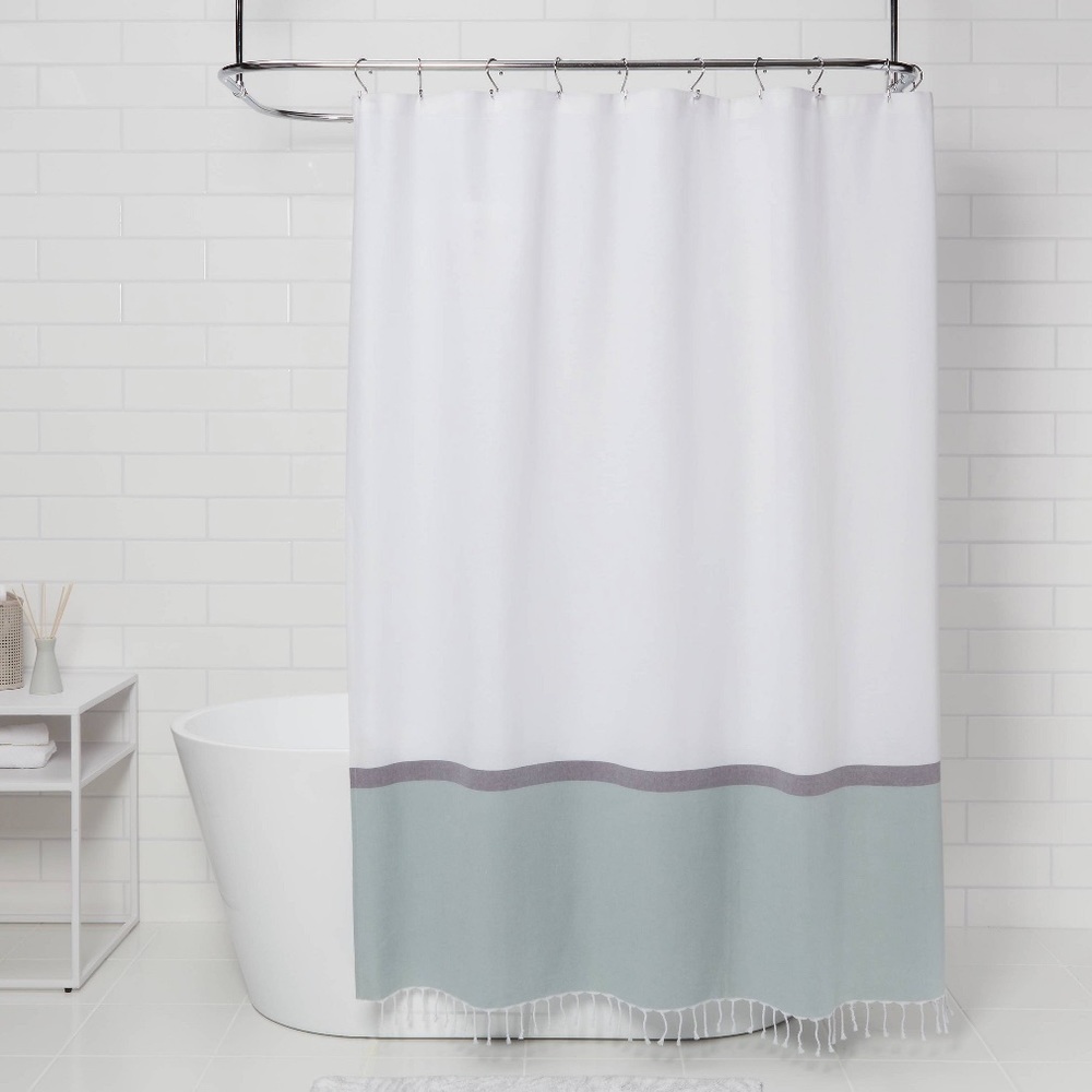 Shower Curtain - light green